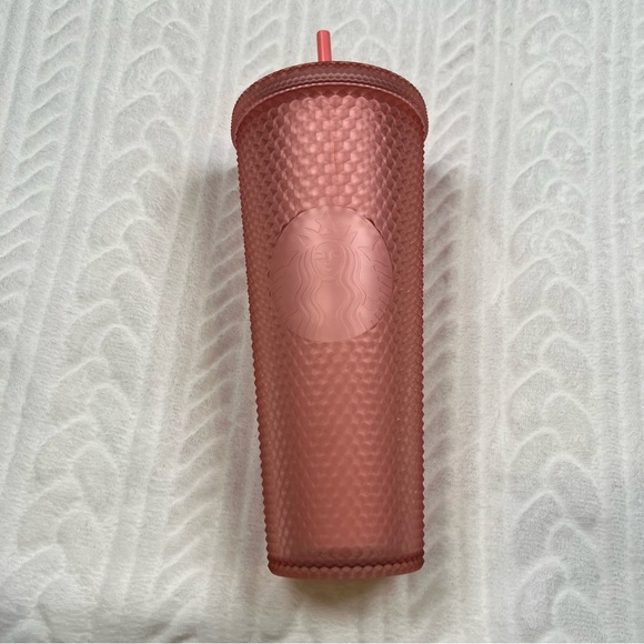 Starbucks Other - 🤎 Starbucks - Venti Pink Cup /w Straw
